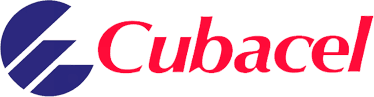 Cubacel prepaid phone refill logo