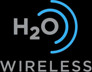 H2O Wireless prepaid phone refill logo